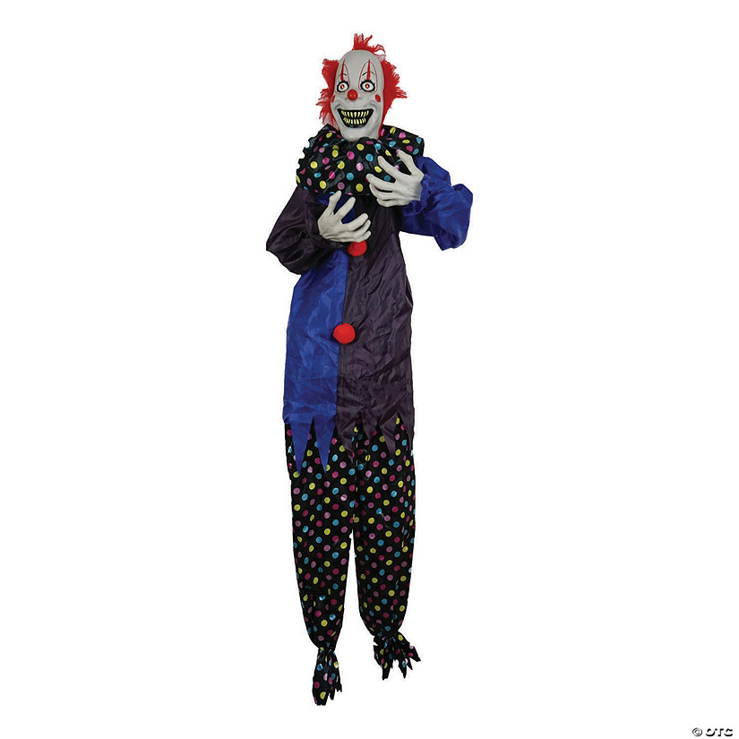 72" Hanging Shaking Clown Decoration Image