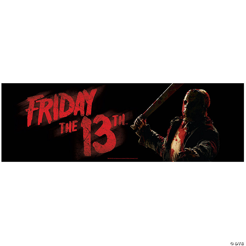 72&quot; x 23&quot; Friday the 13th&amp;#8482; Jason Voorhees Vinyl Banner - Medium Image