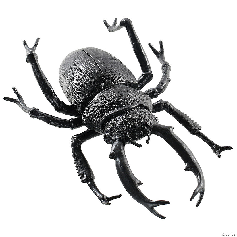 8" Black Beetle Decoration Image