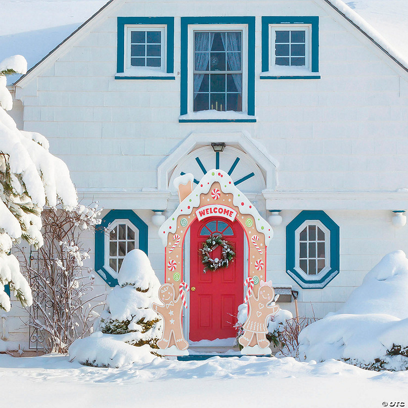 8 Ft. Gingersnap Iron Archway Christmas Decoration Image