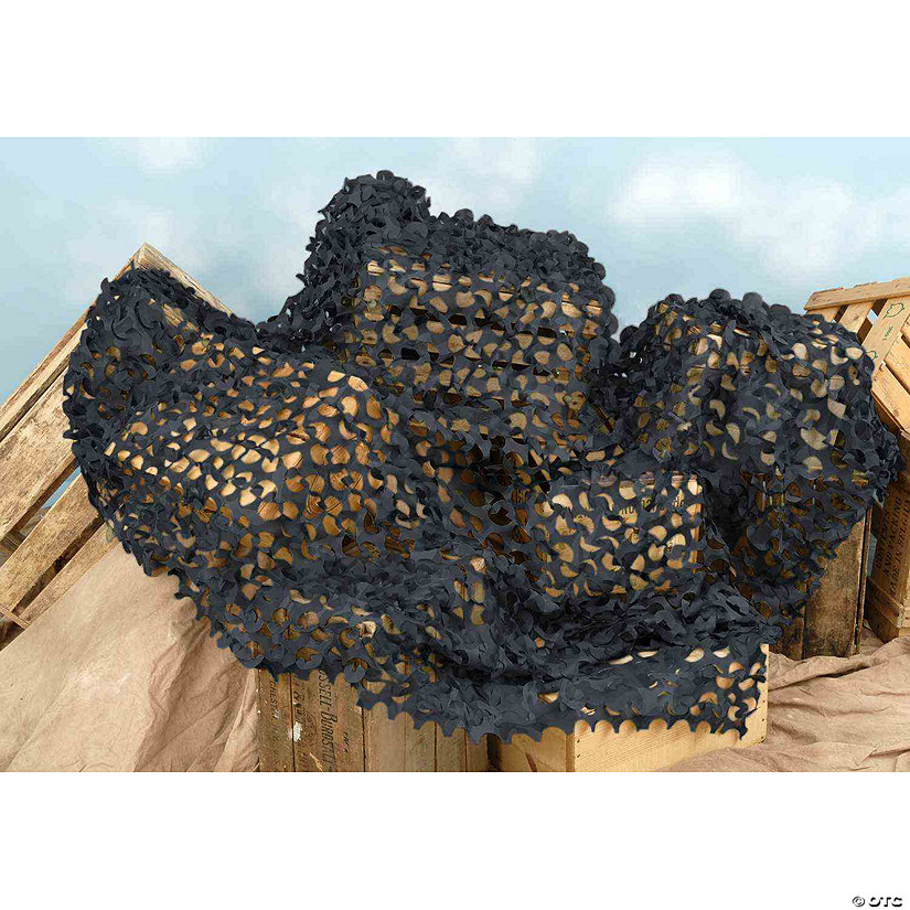 8' x 6' Black Camoflage Netting Decoration Image
