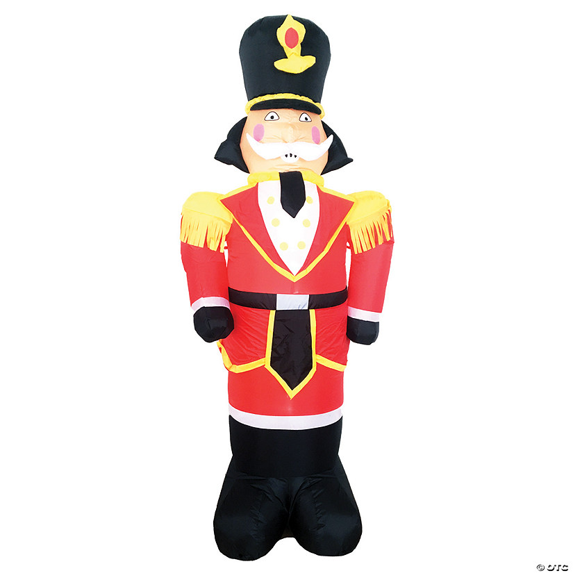 84" Blow Up Inflatable Nutcracker Soldier Outdoor Yard Decoration Image