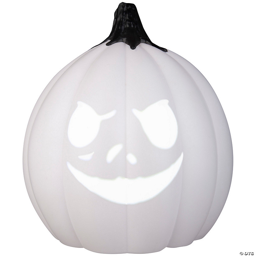 9" Emoteglow Jack Skellington Singing Pumpkin Lightshow&#174; Halloween Decor Image