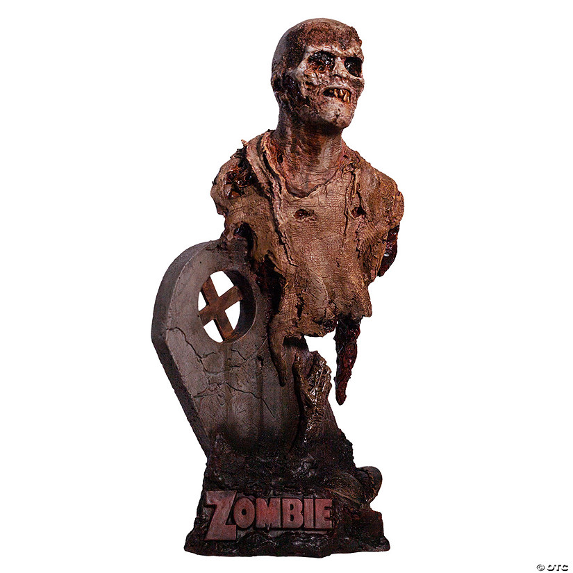 9" Fulci&#8217;s Zombie&#8482; Poster Zombie Bust Collectible Tabletop Halloween Decoration Image