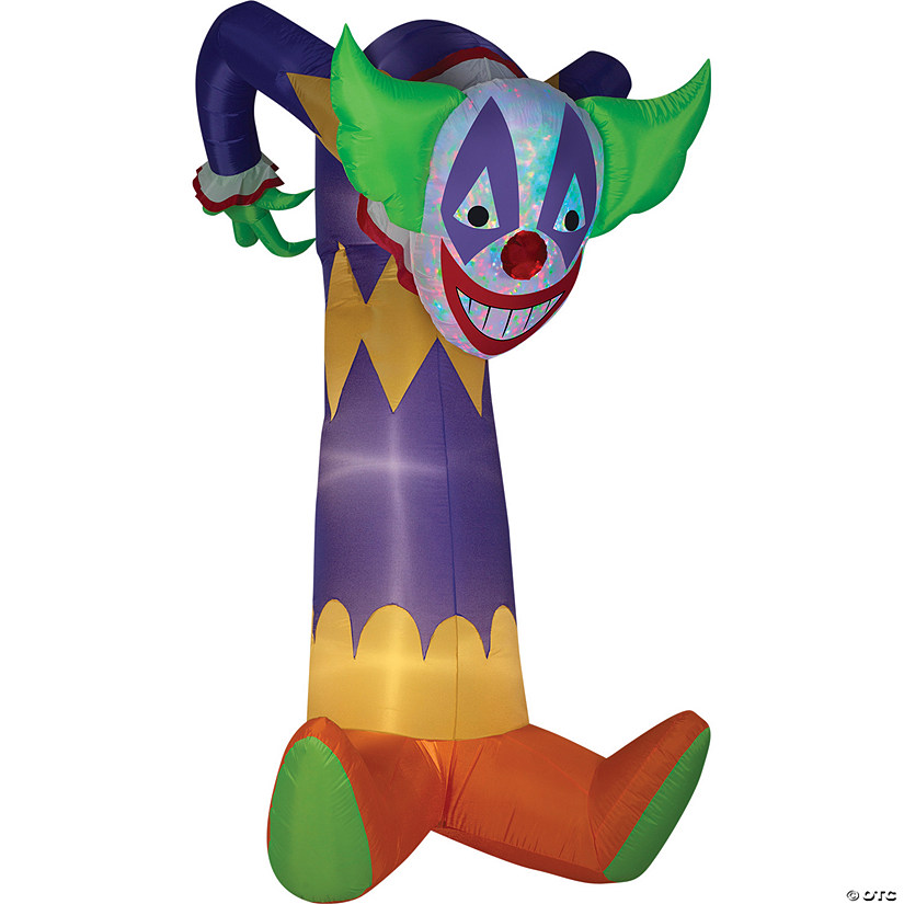 90" Blow Up Inflatable Kaleidoscope Clown Outdoor Yard Decoration Image