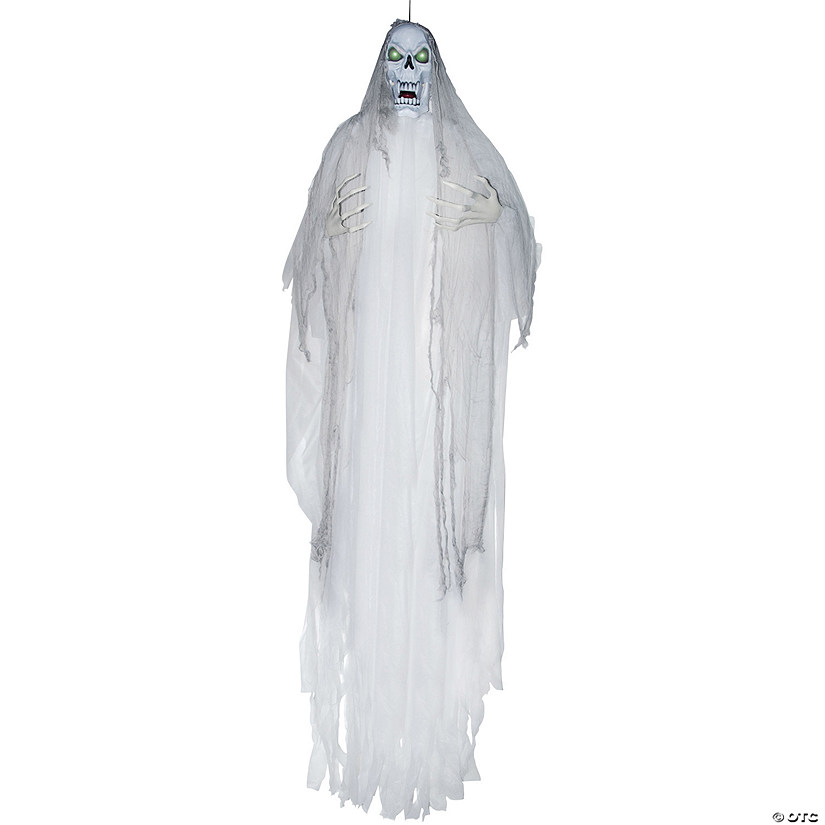 95" Talking Ghostly Grim Reaper Animated Prop Image