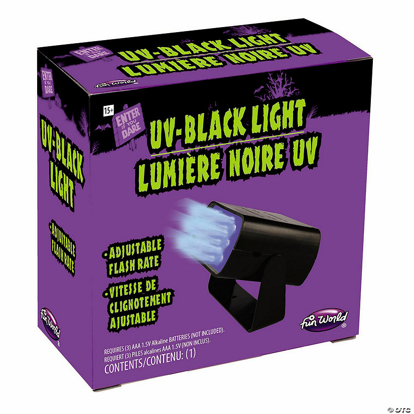 Adjustable Flash Rate Intense UV Black Light Image