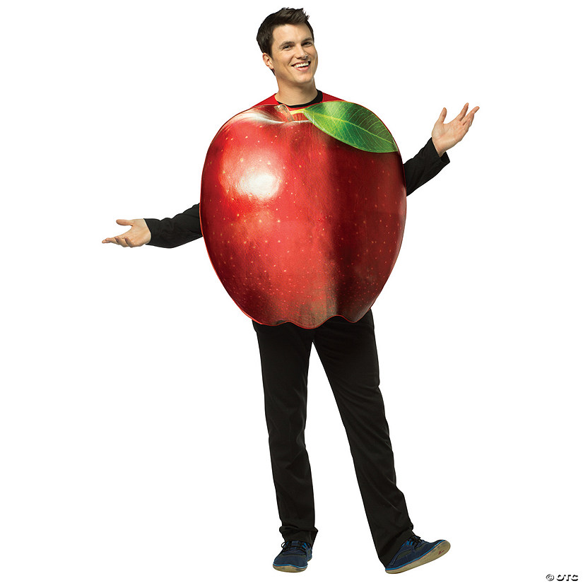 Adult Apple Costume Image