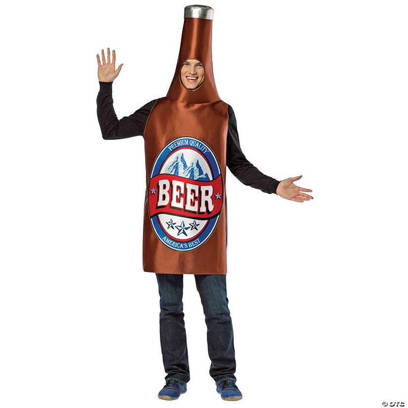 Adult Beer Bottle Costume Image