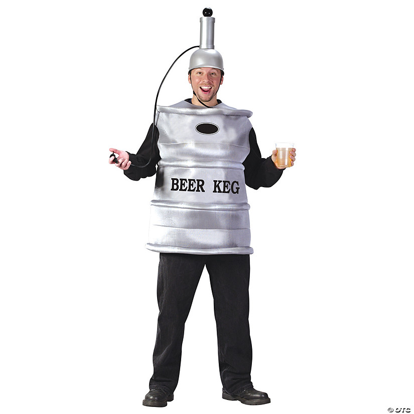 Adult Beer Keg Costume Image