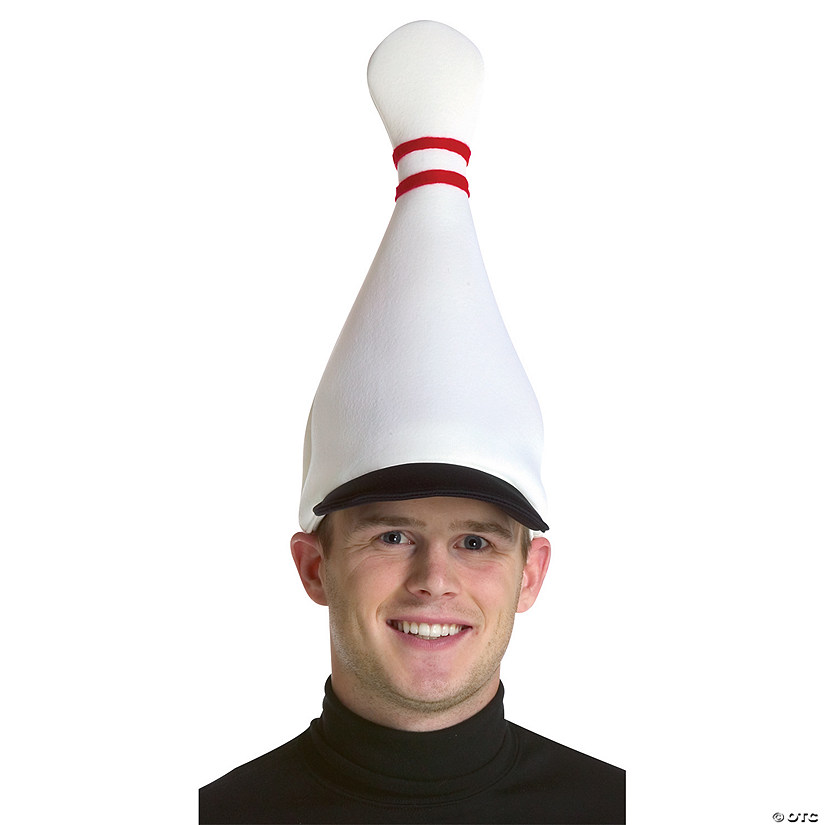 Adult Bowling Pin Hat Image
