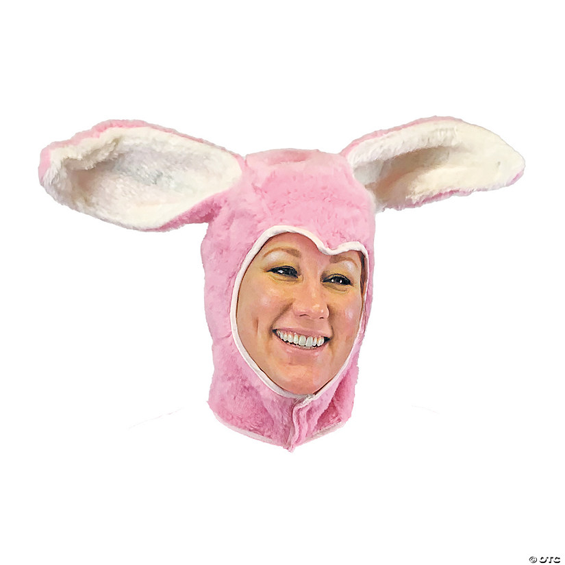 Adult Bunny Hood, Pink Image