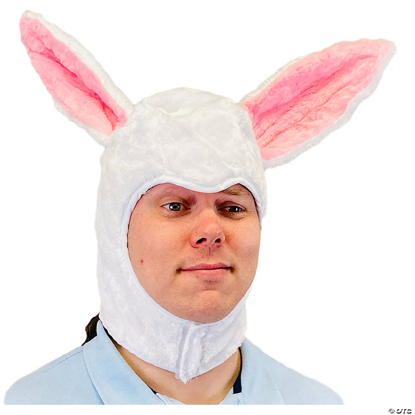 Adult Bunny Hood, White Image