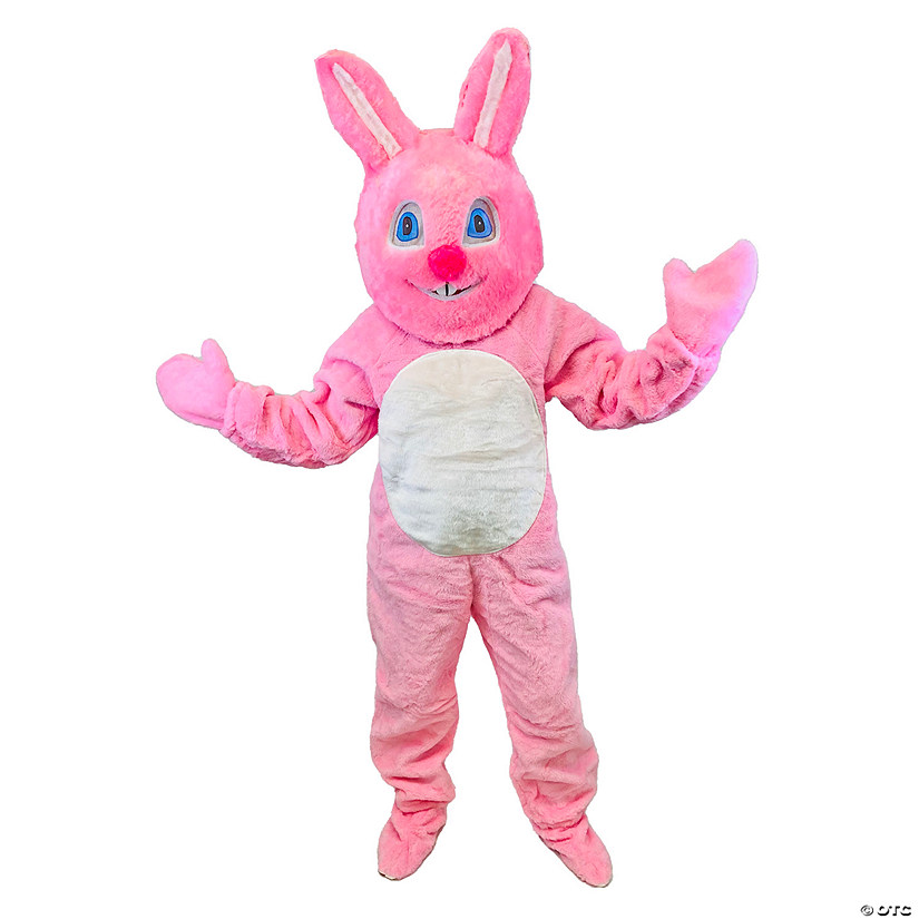 Adult Bunny Suit with Mascot Head - Medium Image