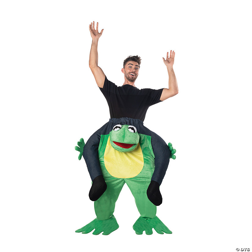Adult Carry Me Frog Costume Image