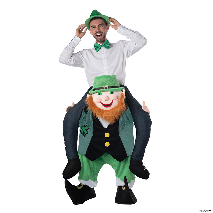 Adult Carry Me Leprechaun Costume Image