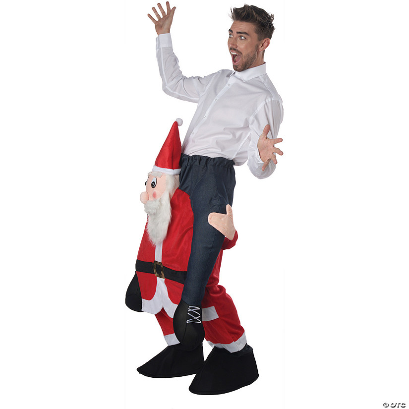 Adult Carry Me Santa Costume Image