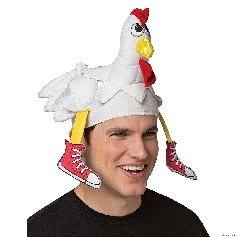 Adult Chicken Hat Image