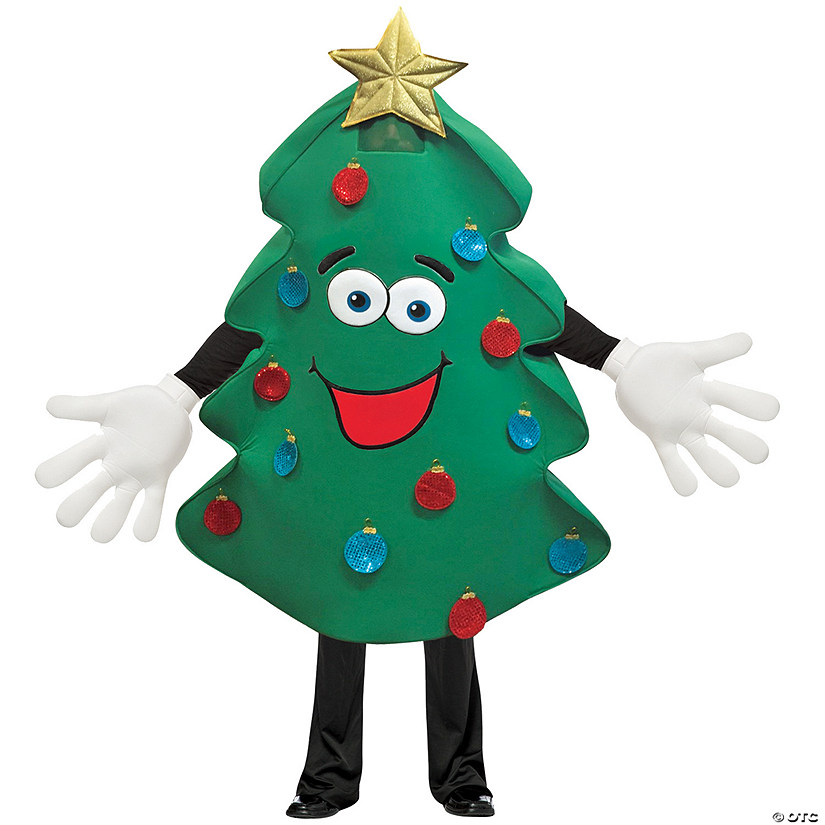 Adult Christmas Tree Waver Costume Image