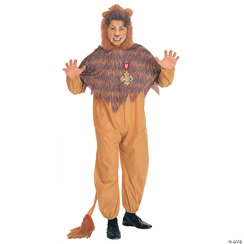 Adult Cowardly Lion Costume Image