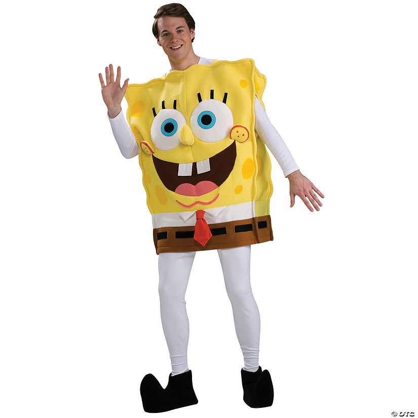 Adult Deluxe Spongebob Costume Image