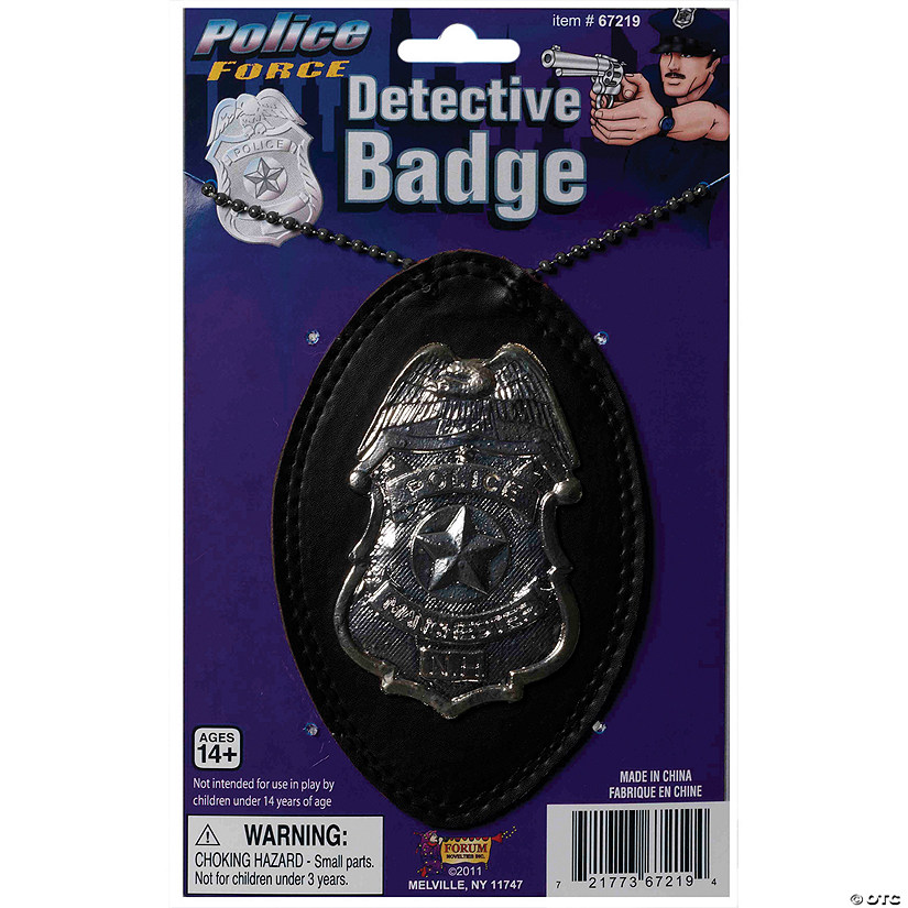 Adult Detective Badge Image