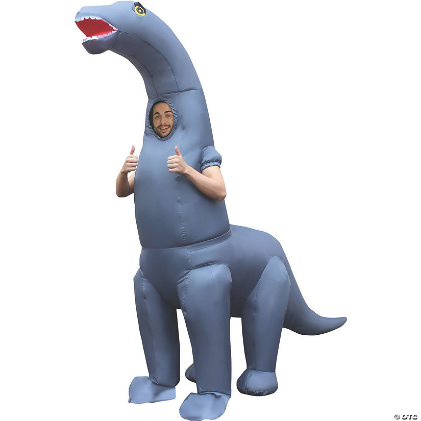 Adult Diplodocus Dinosaur Inflatable Costume Image