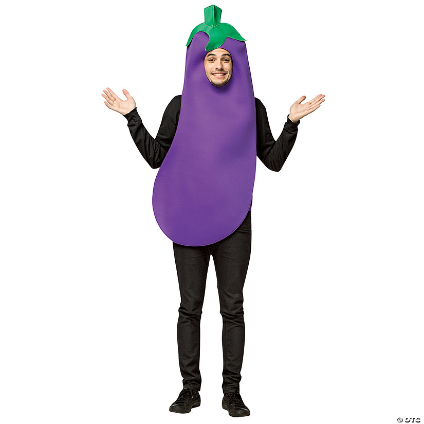 Adult Eggplant Costume Image