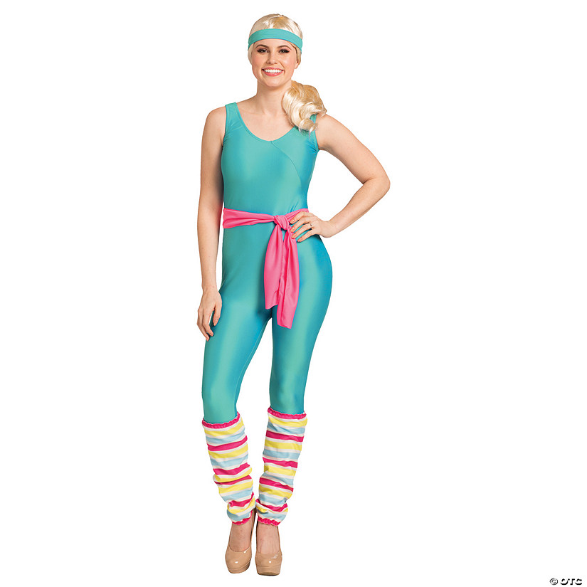 Adult Exercise Barbie Costume | Halloween Express