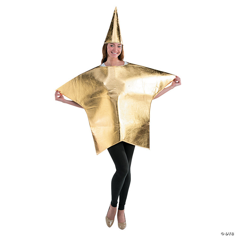 Adult Gold Star Costume - Standard Image
