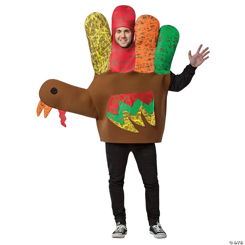 Adult Hand Turkey Costume Image