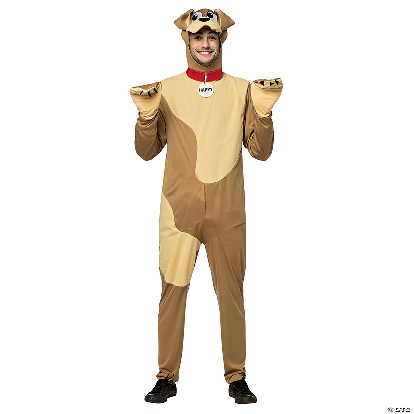 Adult Happy Dog Costume Image