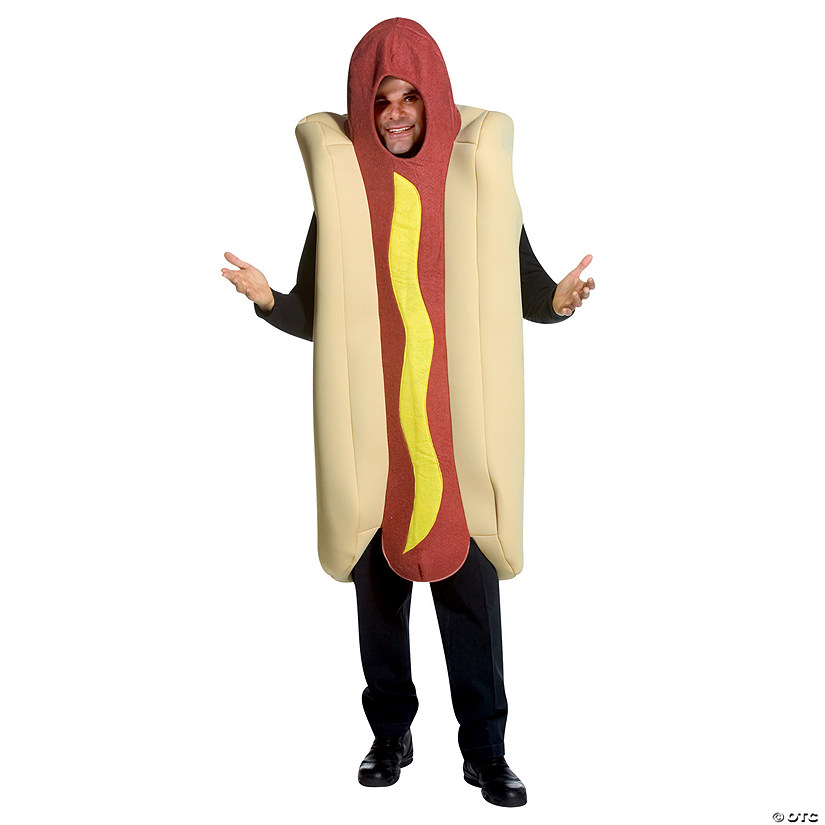 Adult Hot Dog Costume Image