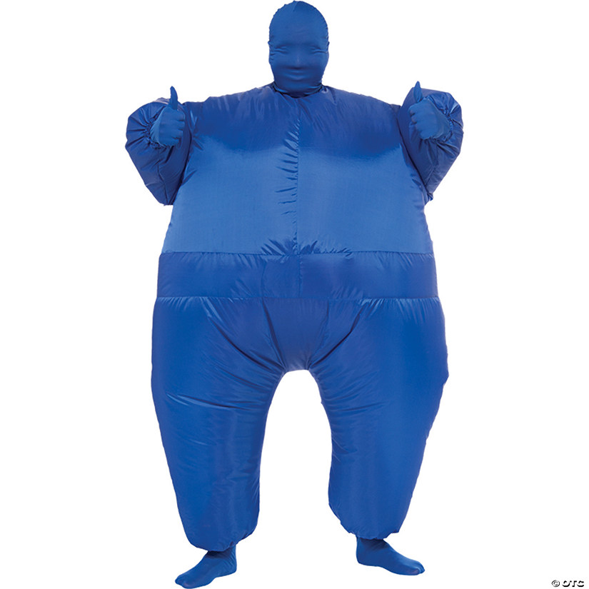 Adult Inflatable Blue Skin Suit Halloween Express