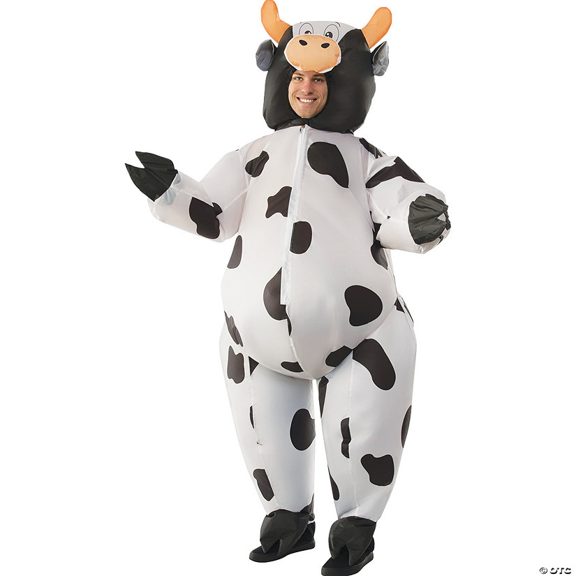 Adult Inflatable Cow Costume Image