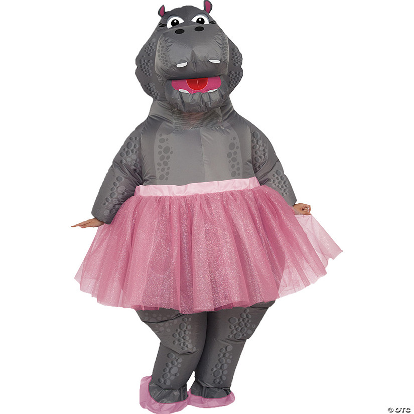 Adult Inflatable Hippo Costume Image