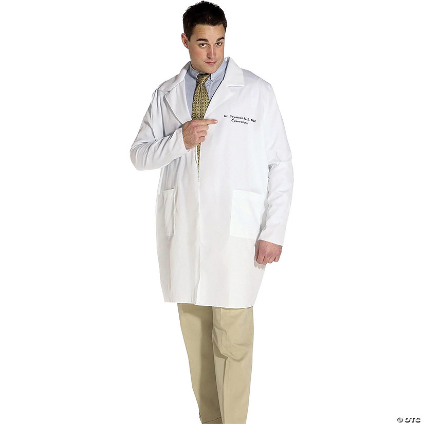 Adult Lab Coat Seymour Bush Costume Image