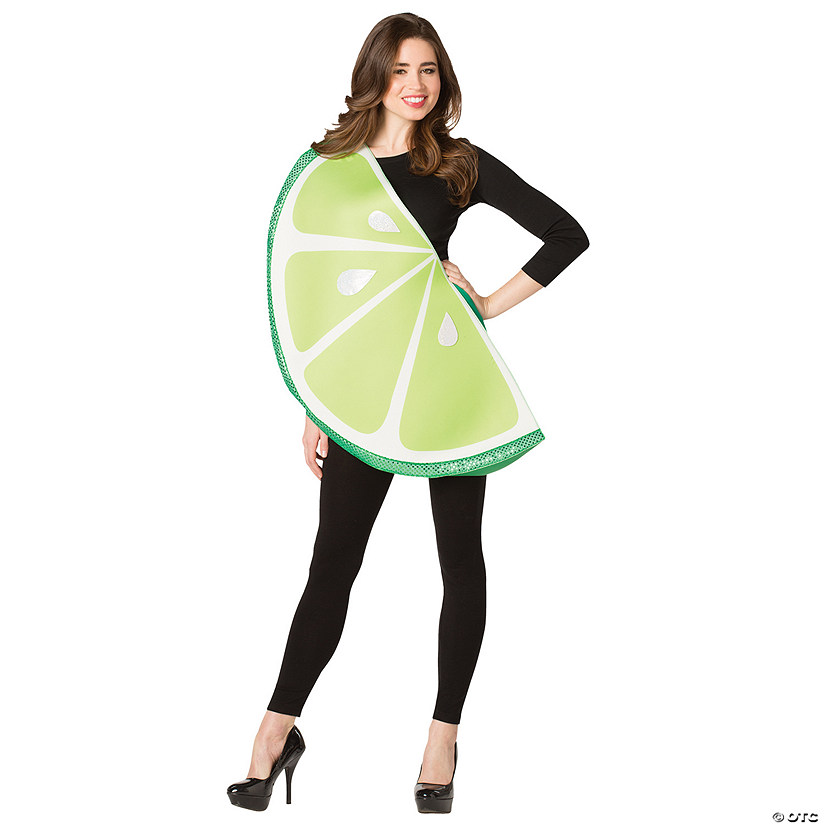 Adult Lime Slice Costume Image