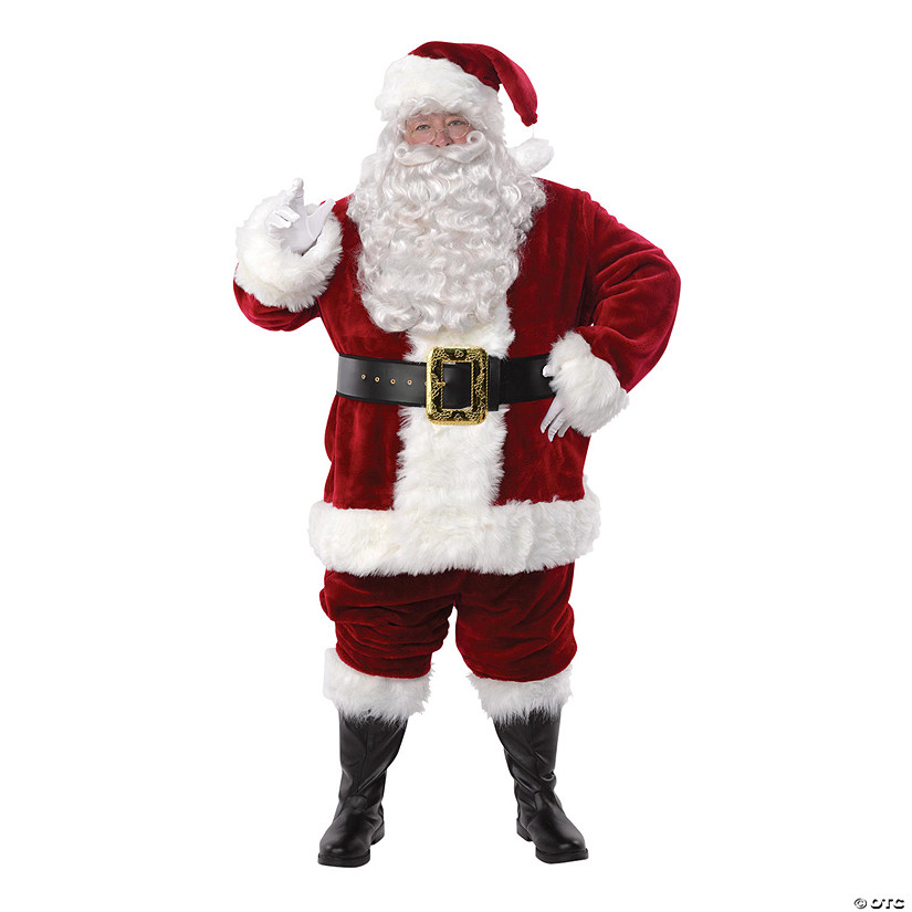 Adult Men&amp;#8217;s Majestic Santa Claus Suit Costume Image