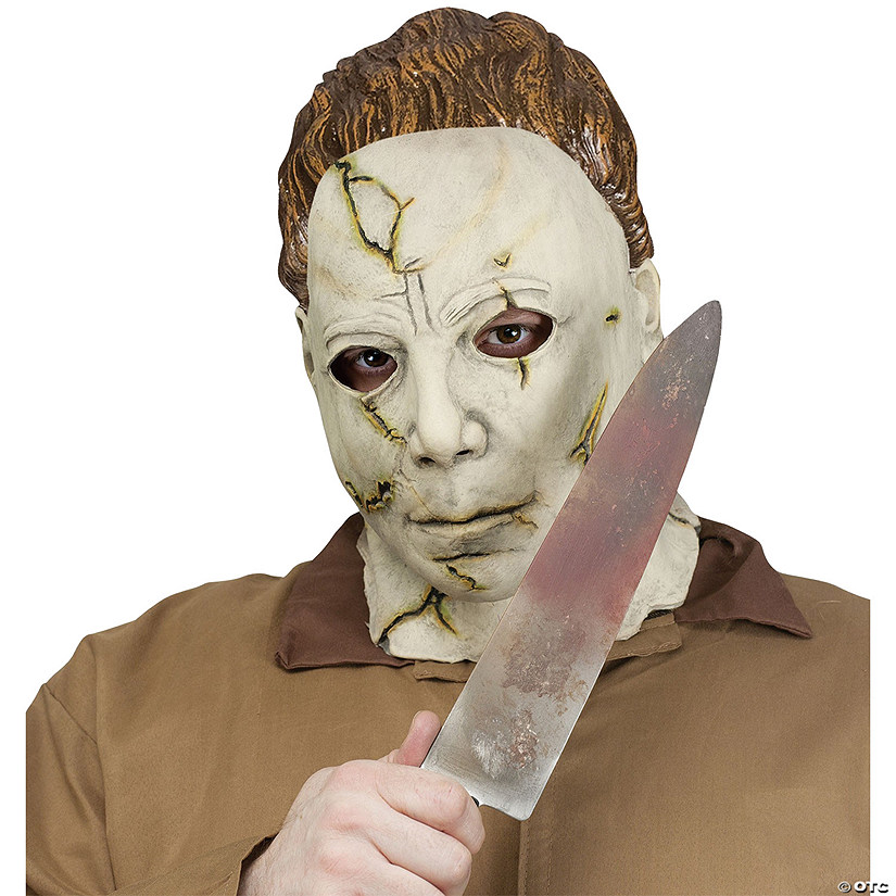 Adult Michael Myers Mask And Knife Set Image
