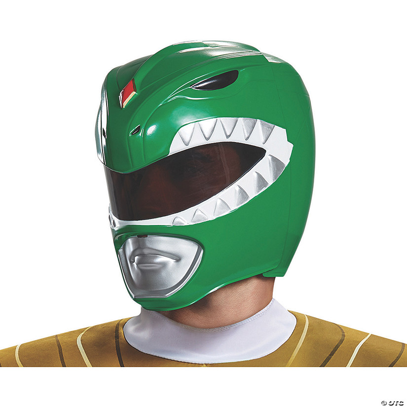 Adult Mighty Morphin Power Ranger Green Ranger Mask Image