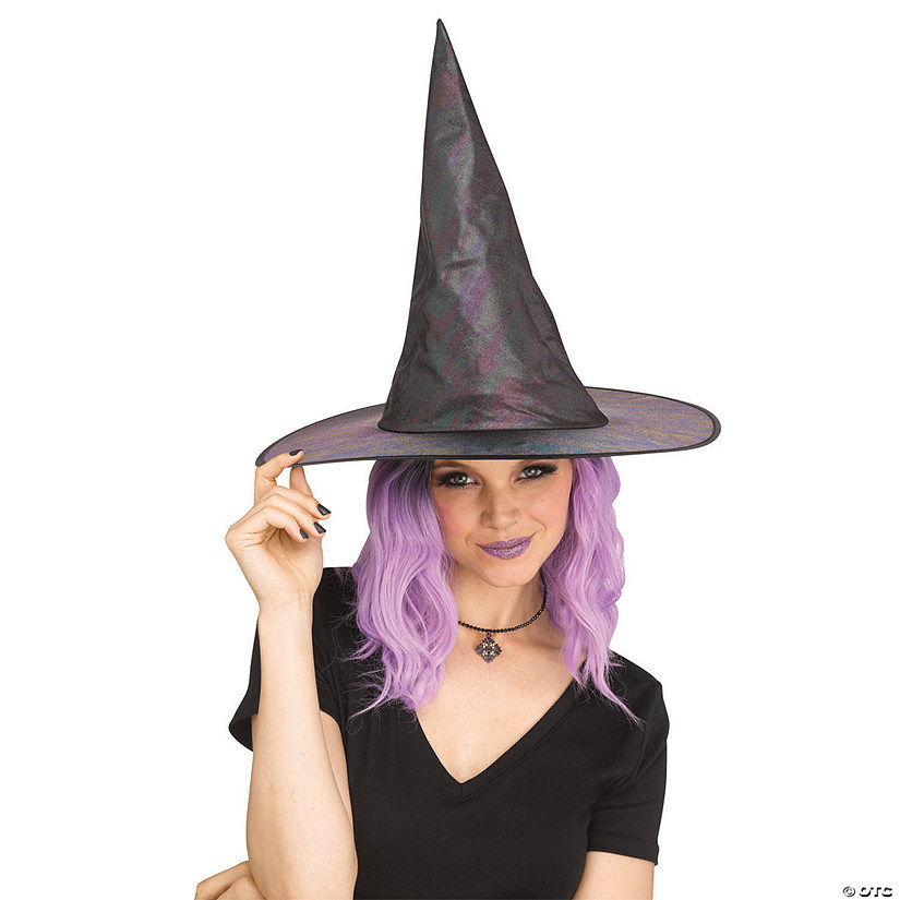Adult Oil Slick Witch Hat Image
