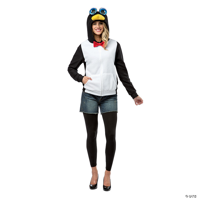 Adult Penguin Hoodie Image