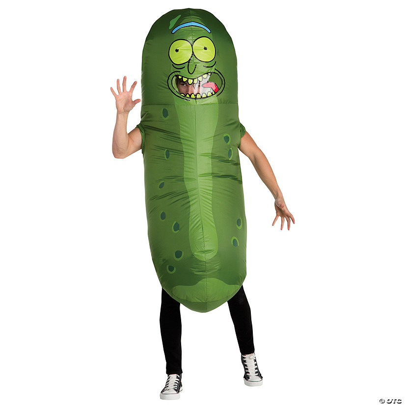 Adult Pickle Rick Costume Image