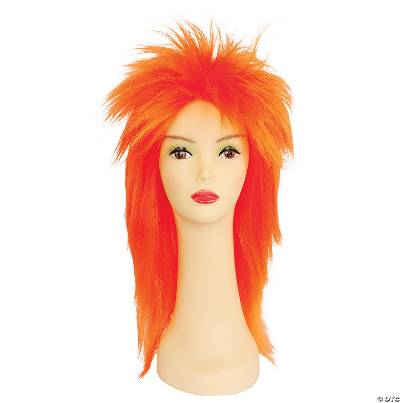 Adult Punk Fright Adult Wig Orange Image