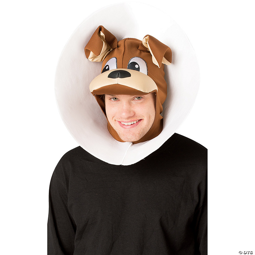 Adult Puppy In Cone Headpiece Image