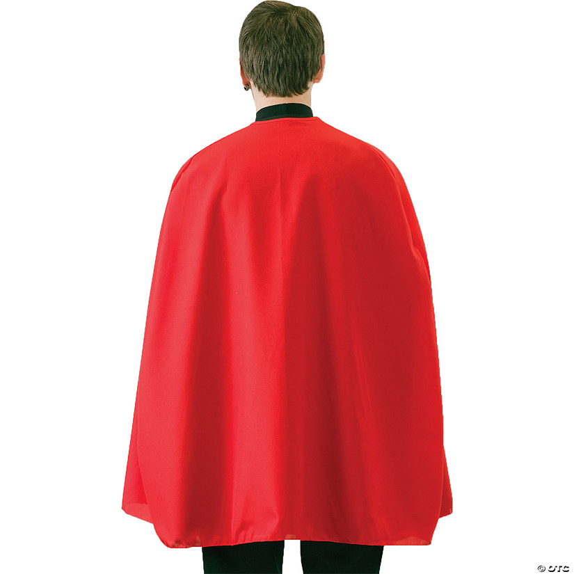Adult Red Superhero Cape Image