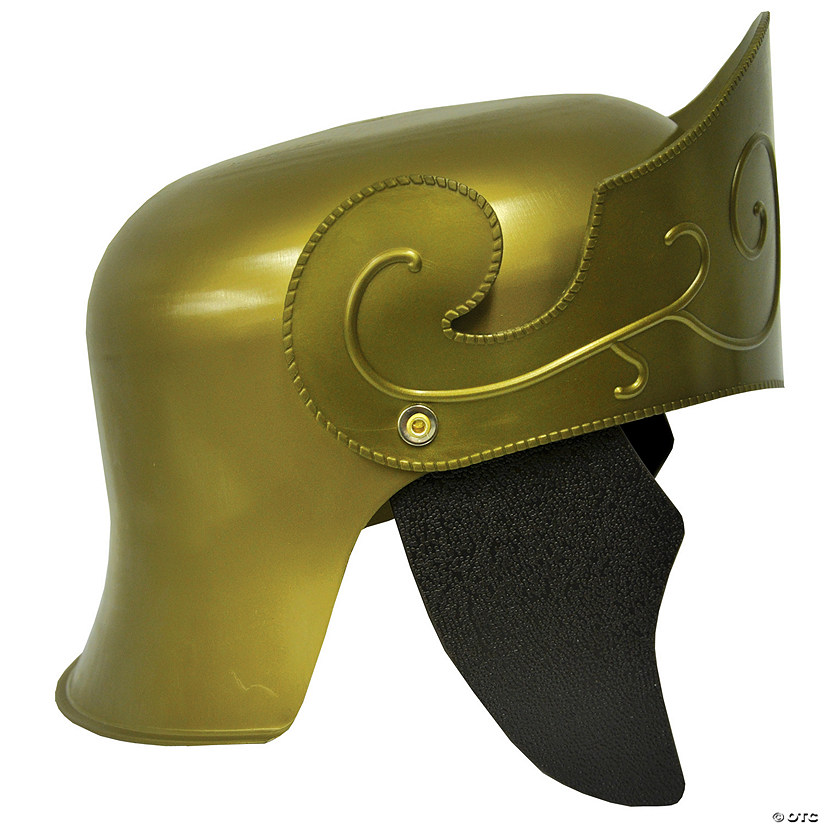 Adult Roman Helmet Gold Costume Accessory Image