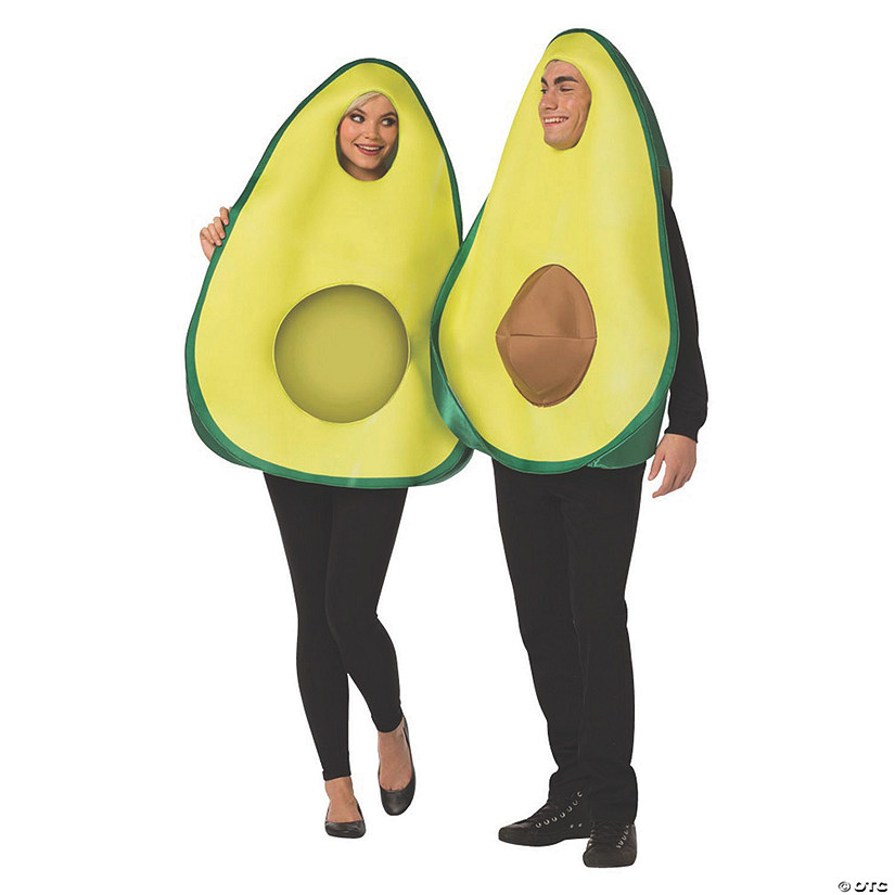 Adult&amp;#8217;s Avocado Couples Costume Image