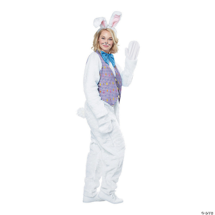 Adult&#8217;s Easter Bunny Costume - Small/Medium Image